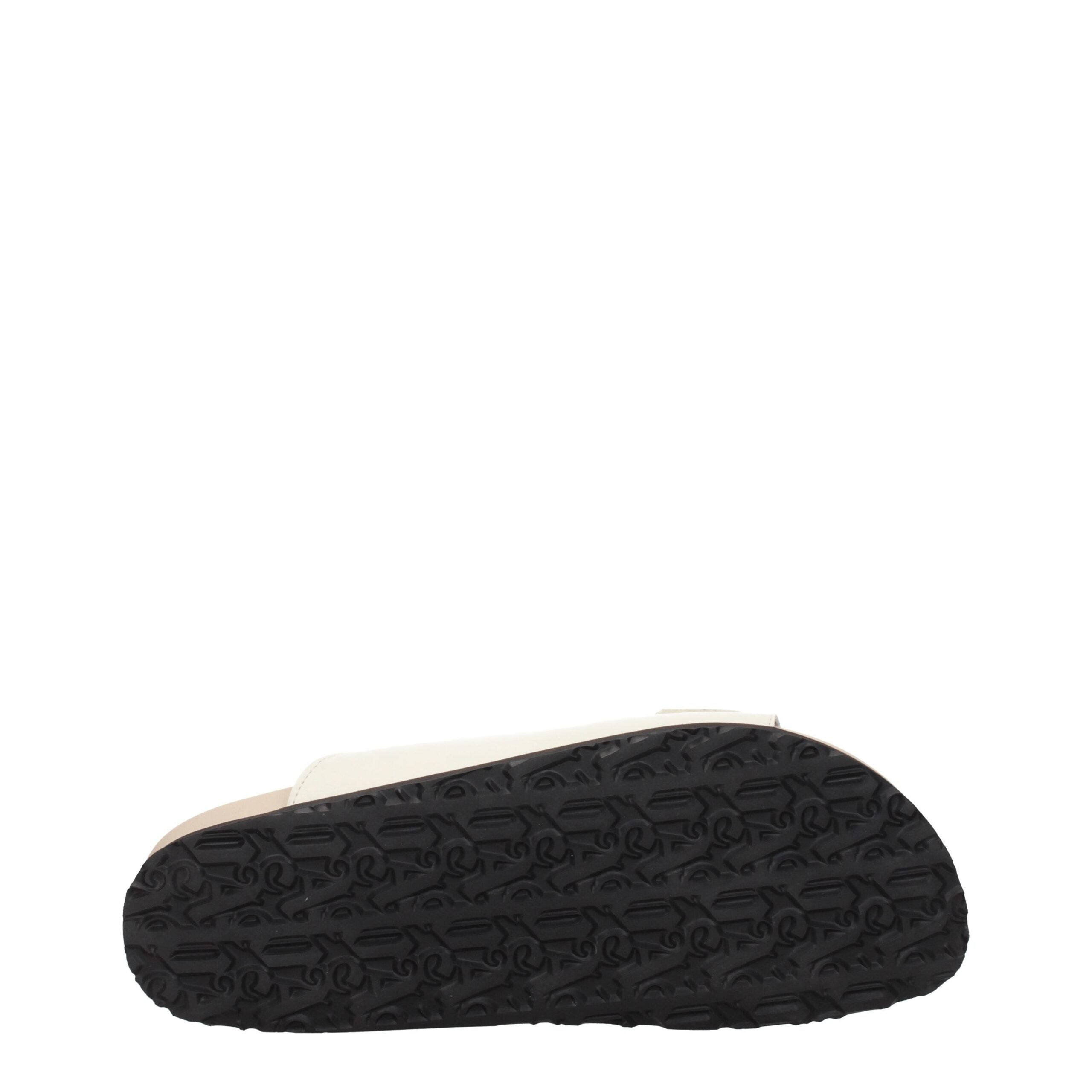 Beige Leather Slippers Sandals Palm Angels