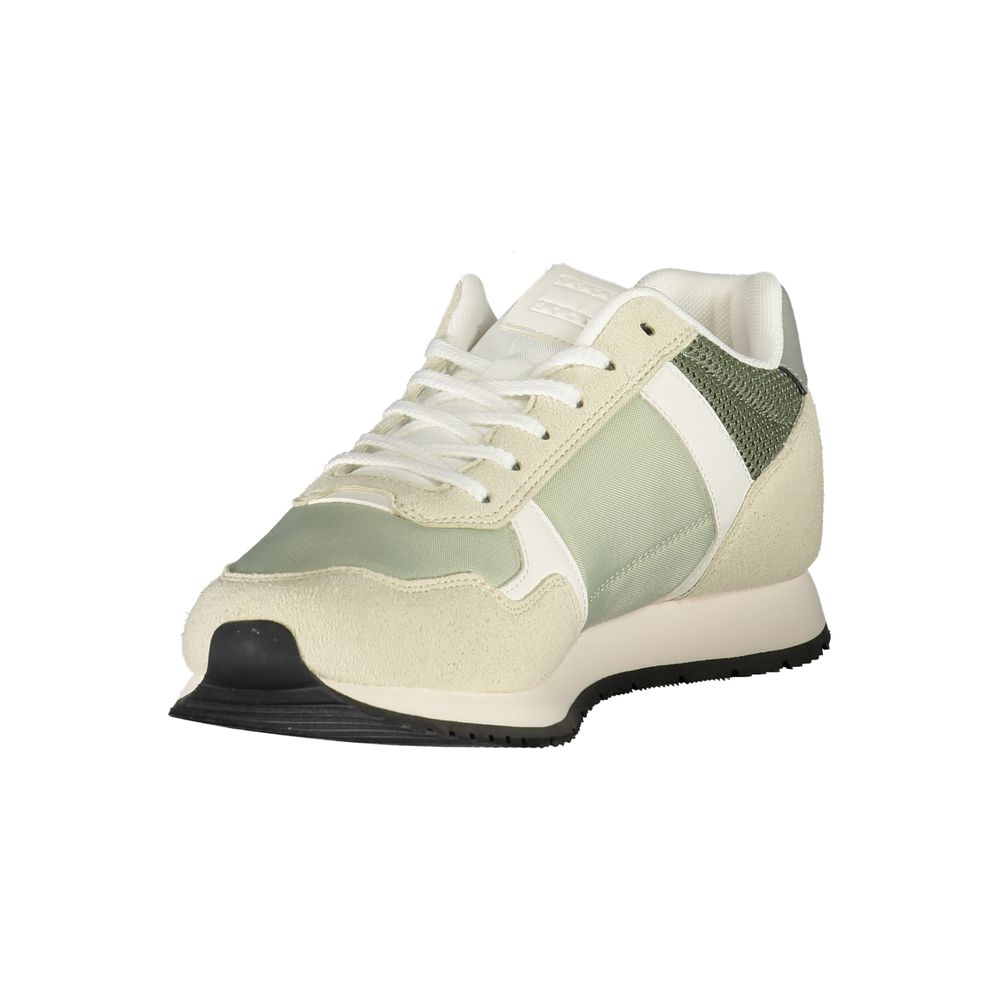 Green Polyester Men Sneaker Tommy Hilfiger