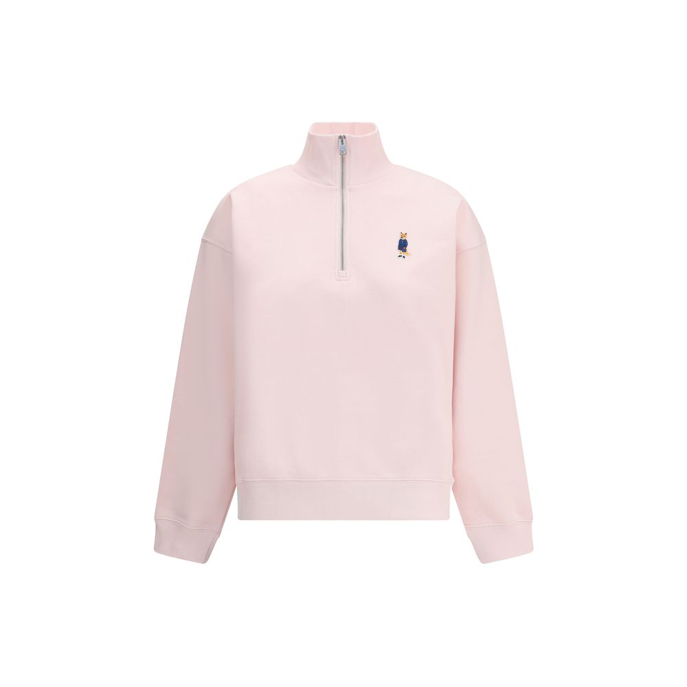 Dressed Fox high neck and zip Sweatshirt Maison Kitsuné