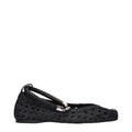 Black Leather Ballet Flats Max Mara