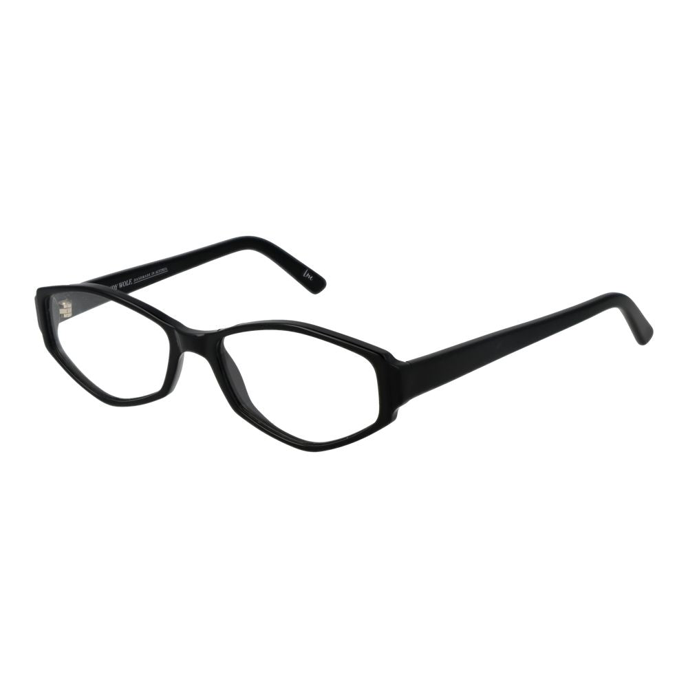 Black Unisex Glasses Frame Andy Wolf