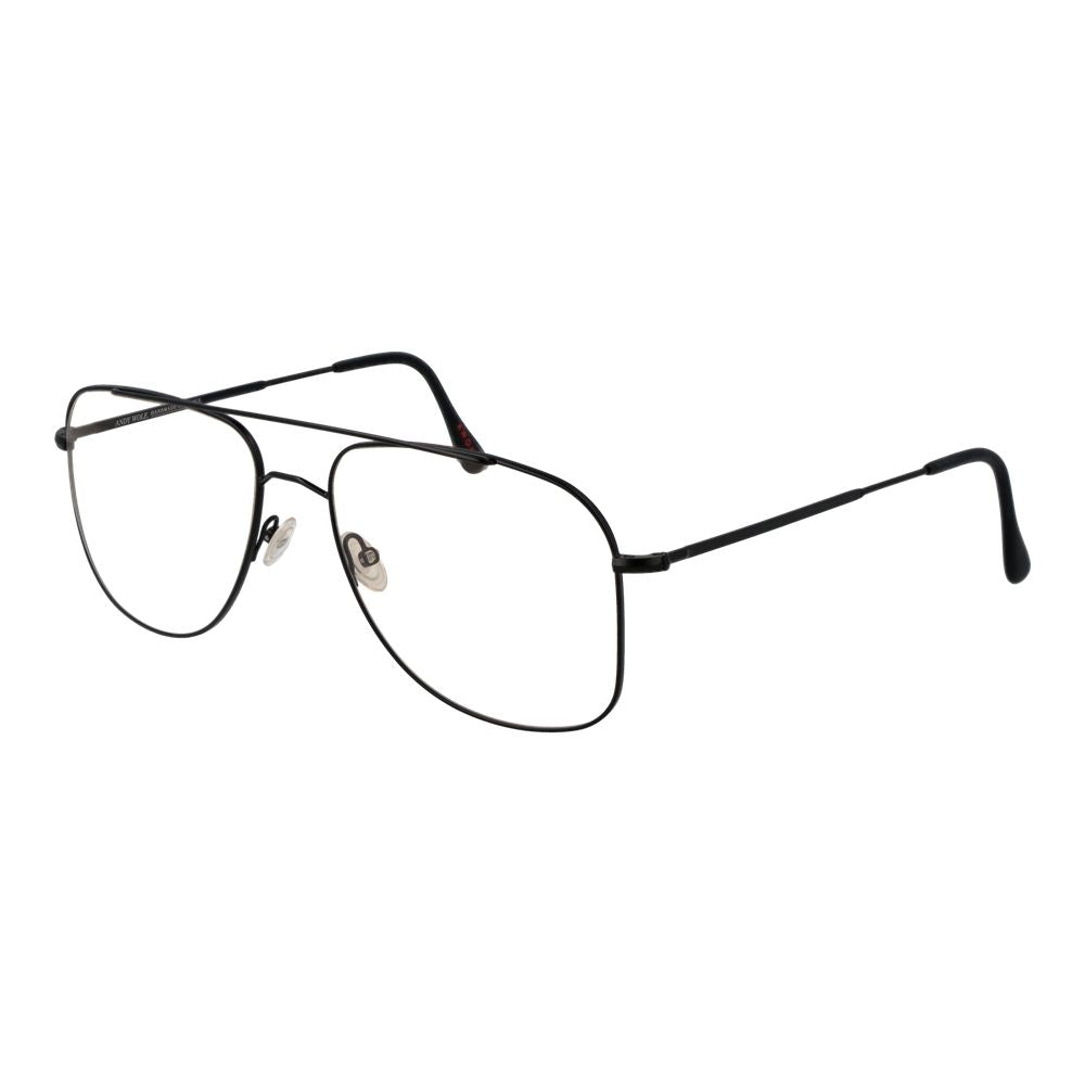 Black Unisex Glasses Frame Andy Wolf