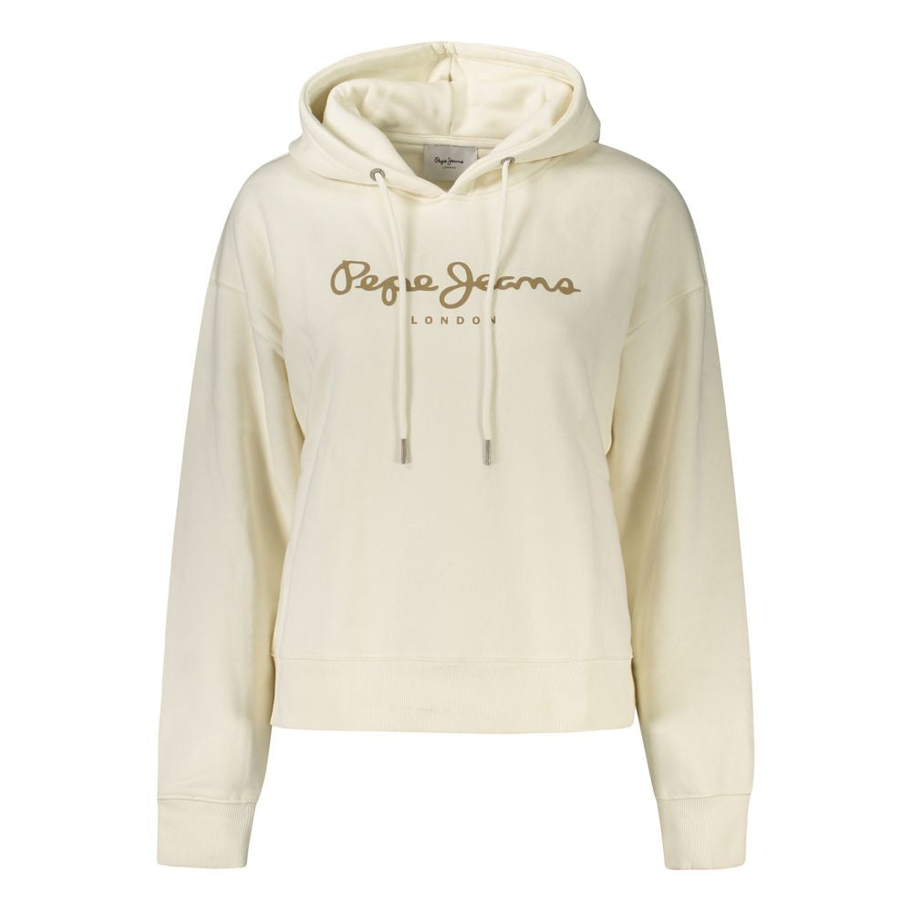 White Cotton Women Sweater Pepe Jeans