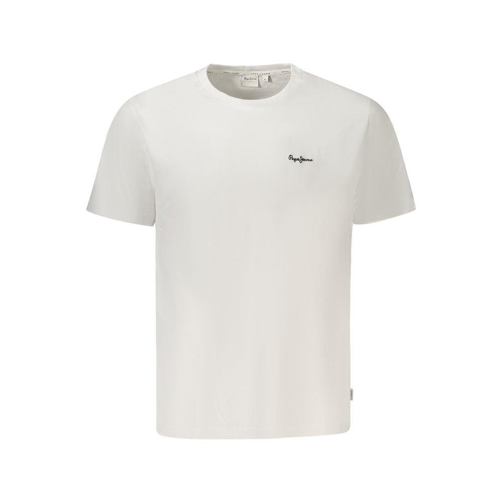 White Cotton Men T-Shirt Pepe Jeans