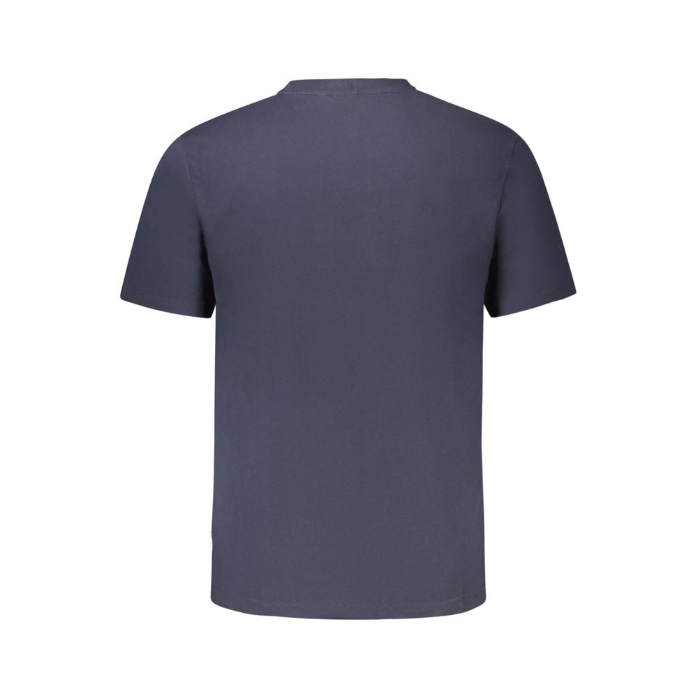 Blue Organic Cotton Men T-Shirt Pepe Jeans