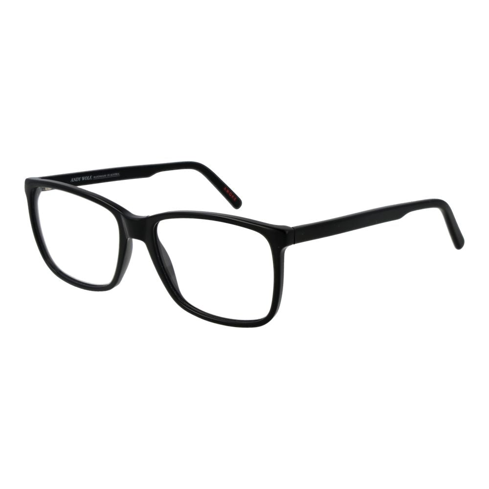 Black Unisex Glasses Frame Andy Wolf