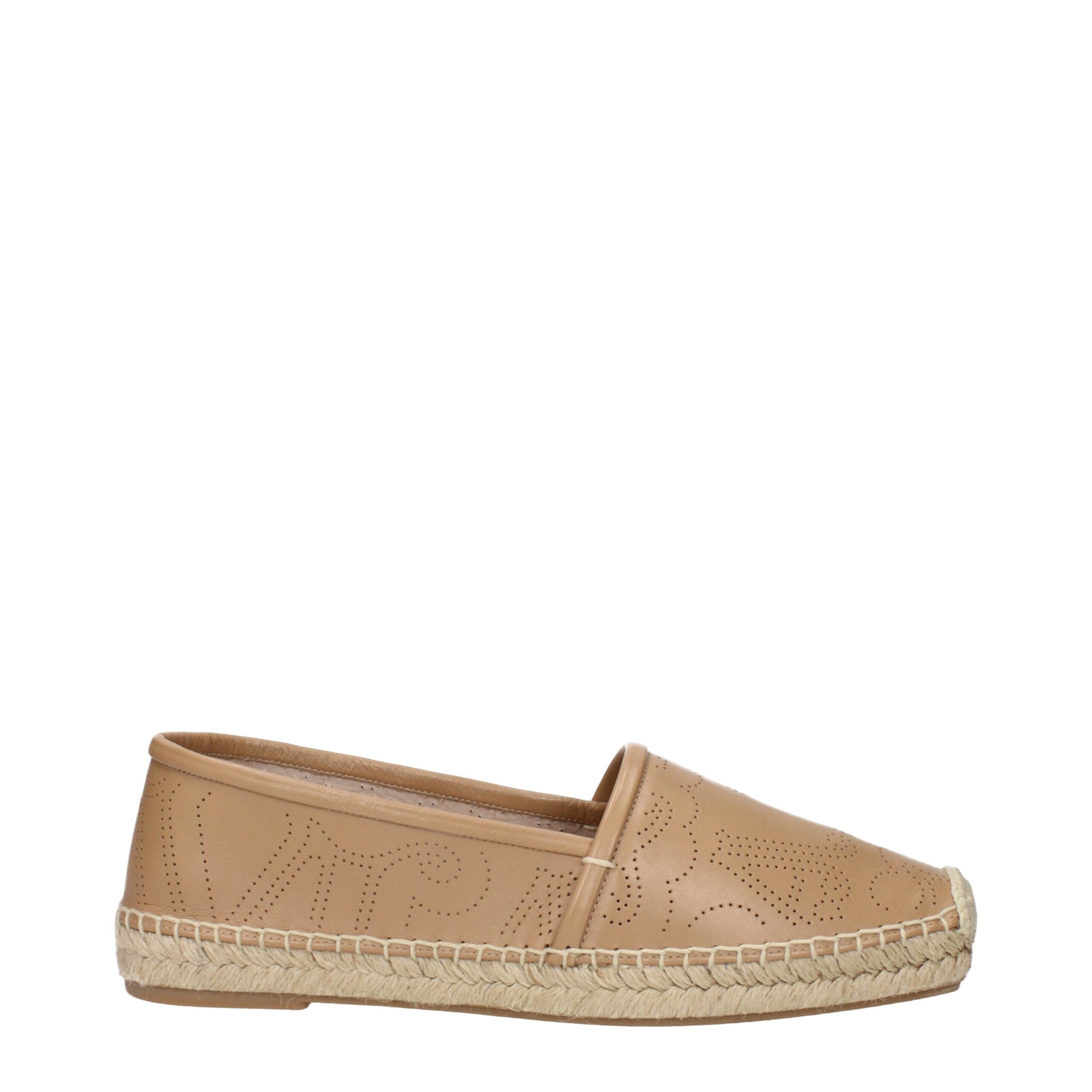 Brown Leather Espadrilles Max Mara