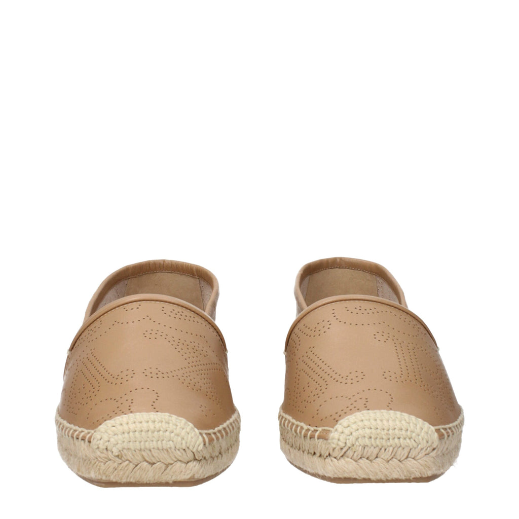 Brown Leather Espadrilles Max Mara