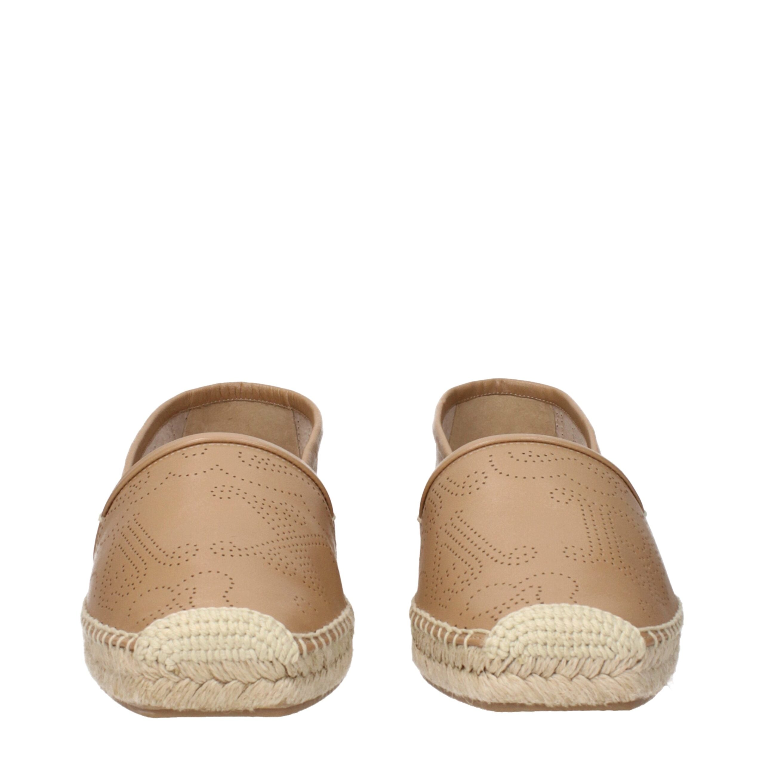 Brown Leather Espadrilles Max Mara