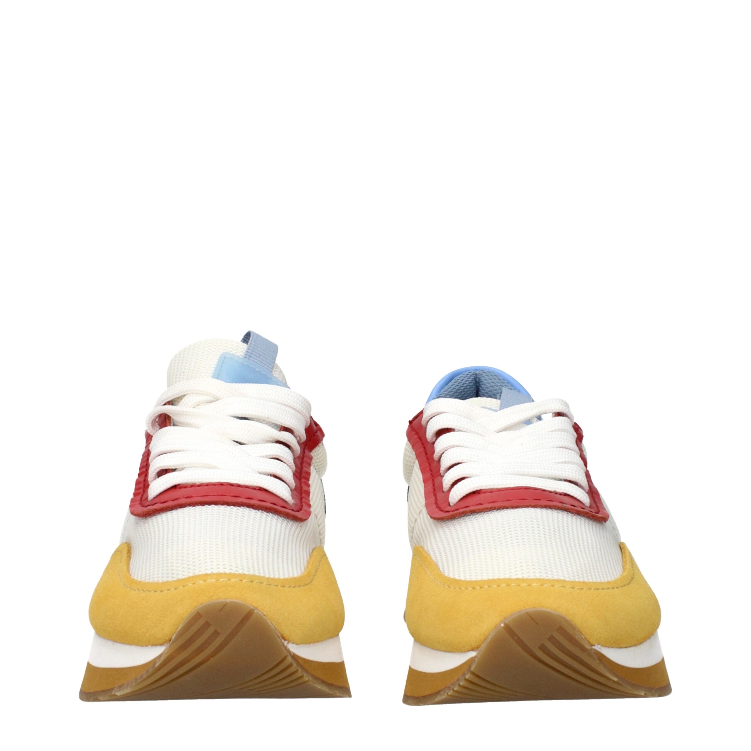 White Fabric Low Tops Max Mara