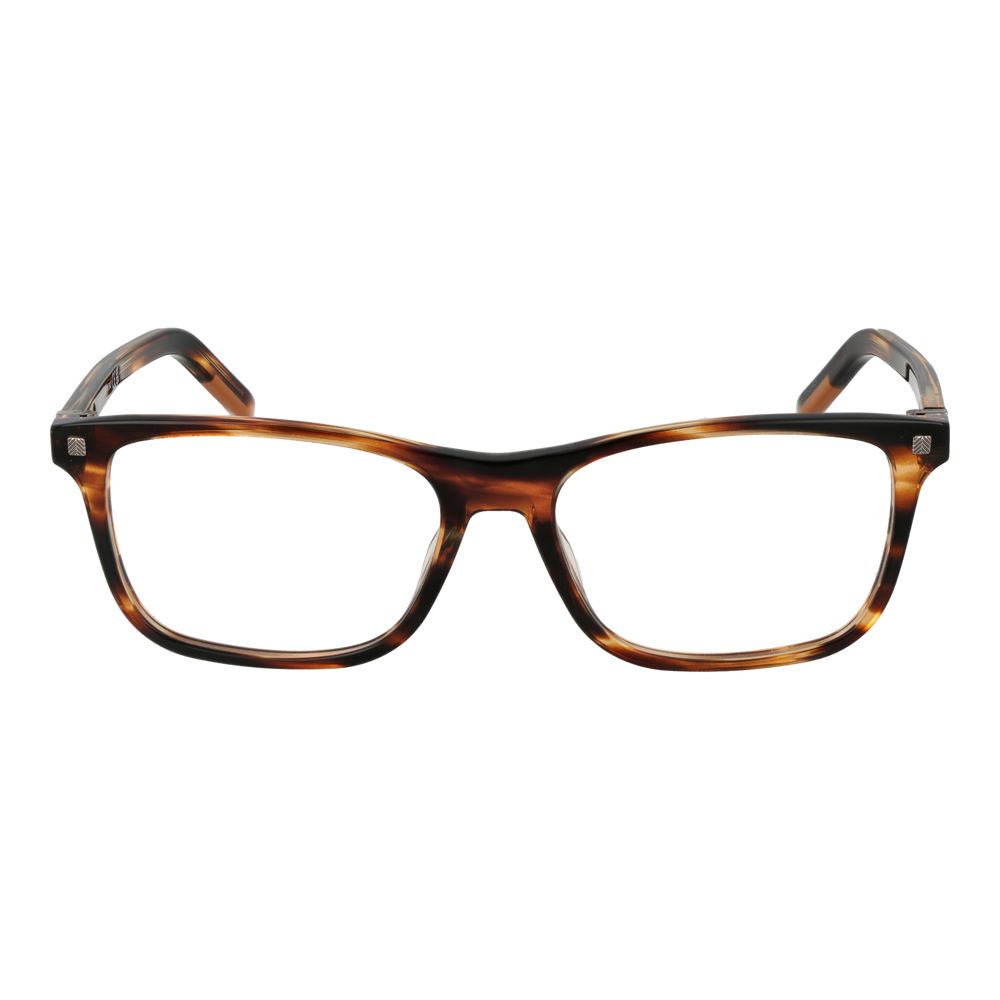 Brown Men Glasses Frame Ermenegildo Zegna
