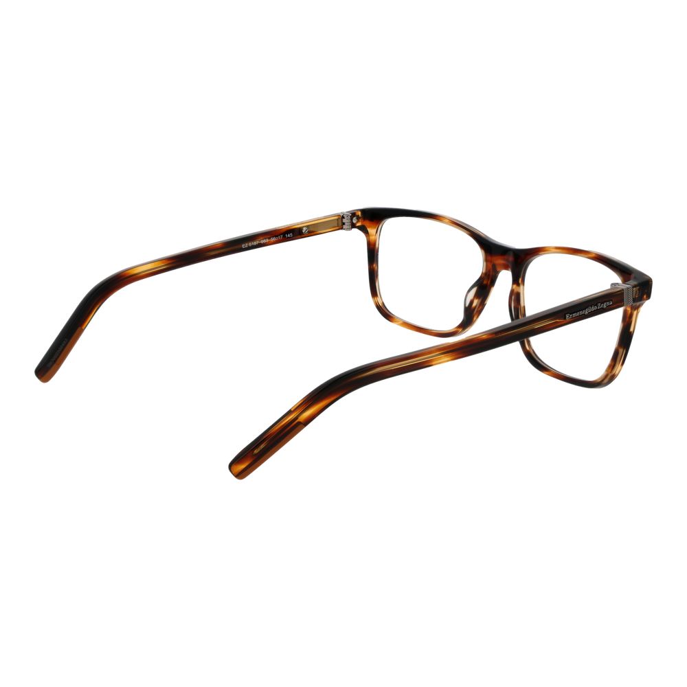 Brown Men Glasses Frame Ermenegildo Zegna