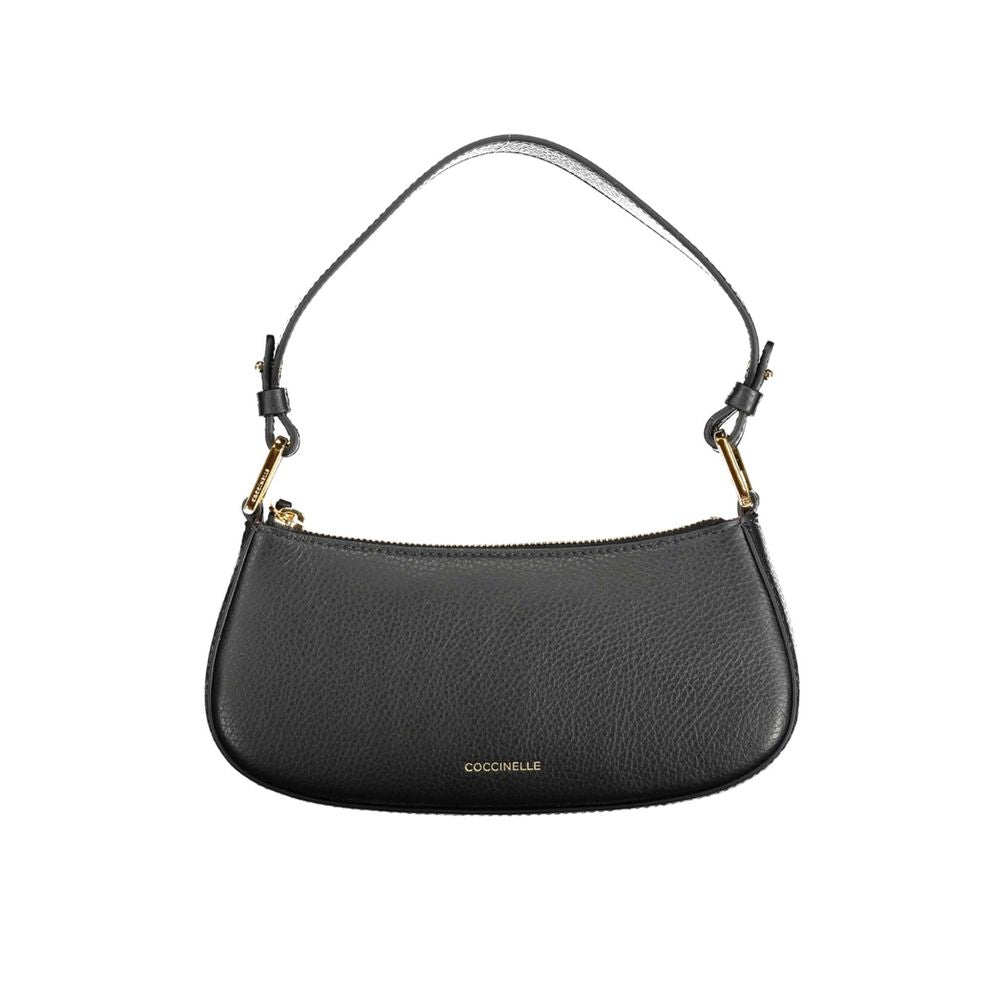 Black Leather Handbag Coccinelle