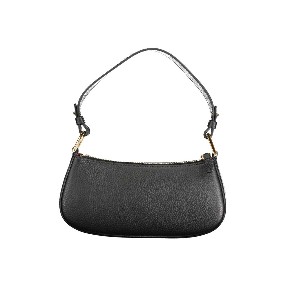 Black Leather Handbag Coccinelle