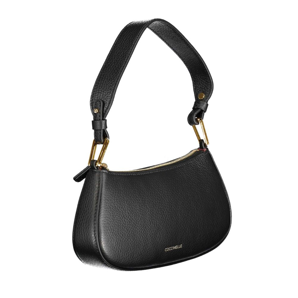 Black Leather Handbag Coccinelle