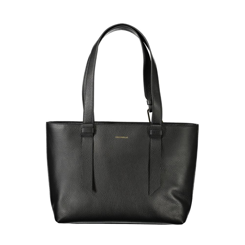 Black Leather Handbag Coccinelle