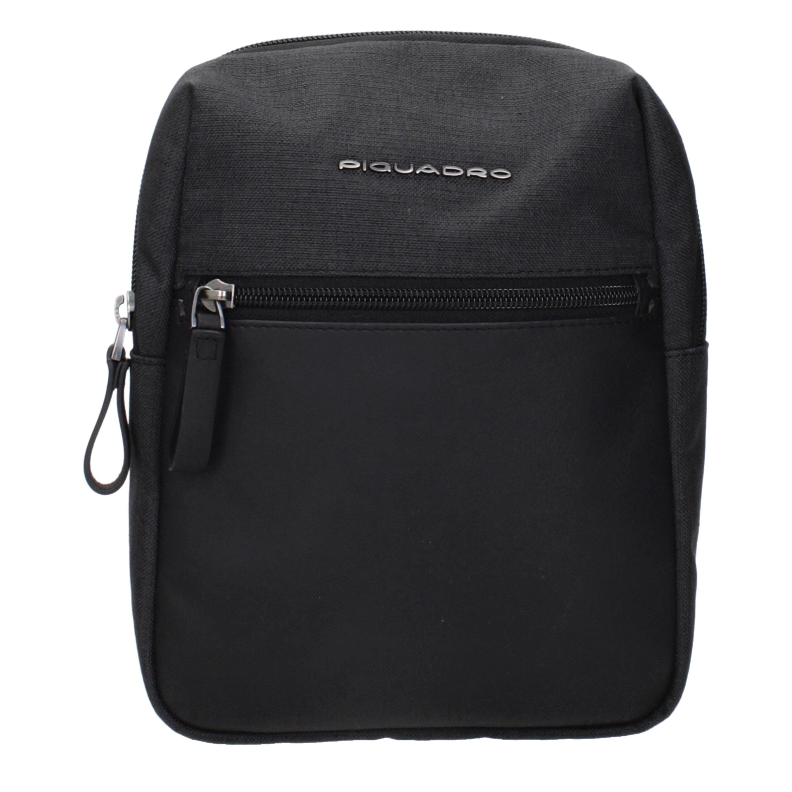 Black Fabric Crossbody Bags Piquadro