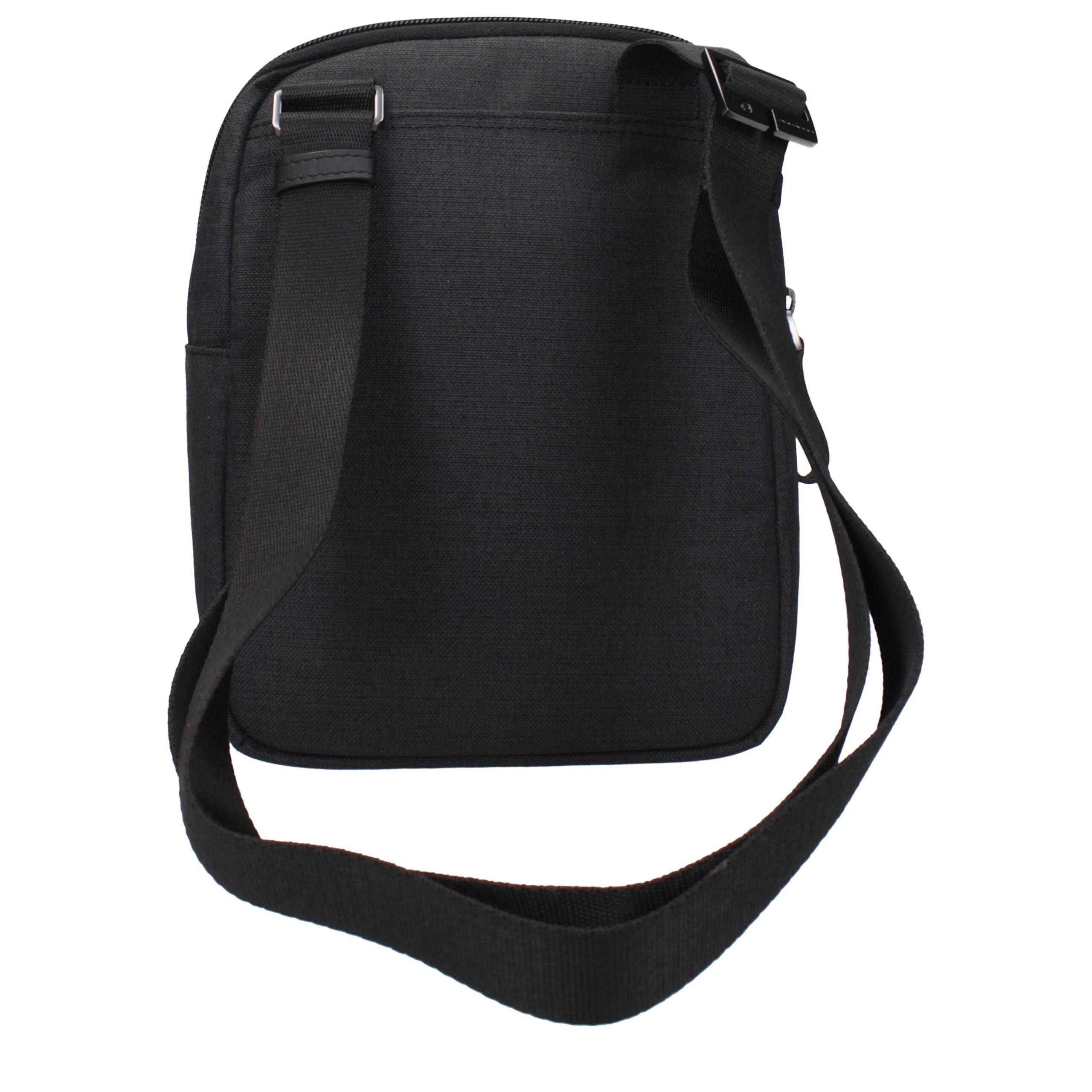 Black Fabric Crossbody Bags Piquadro