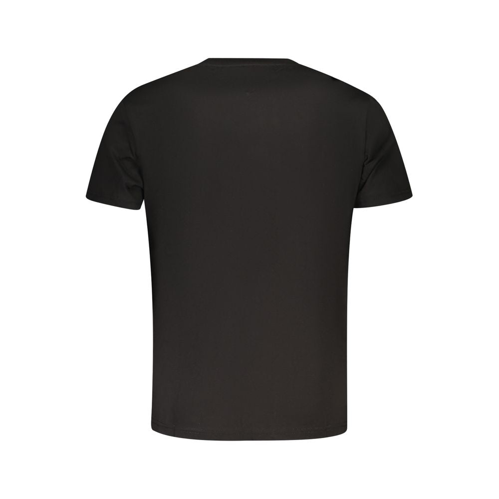 Black Cotton Men T-Shirt Tommy Hilfiger