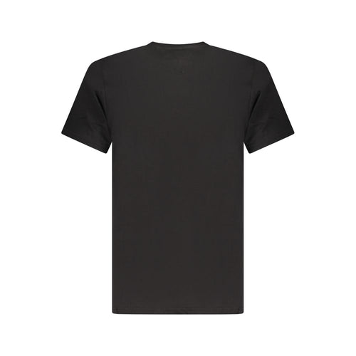 Black Cotton Men T-Shirt Tommy Hilfiger