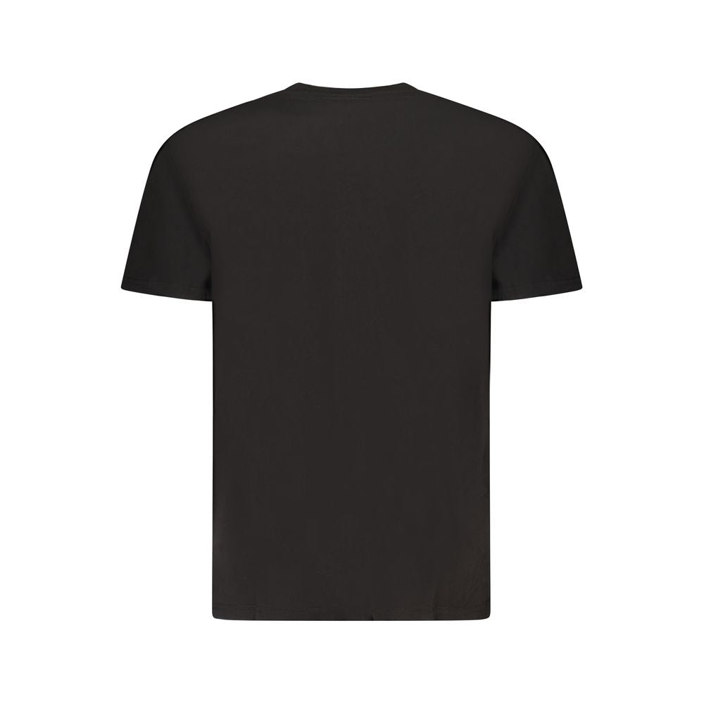 Black Cotton Men T-Shirt Tommy Hilfiger