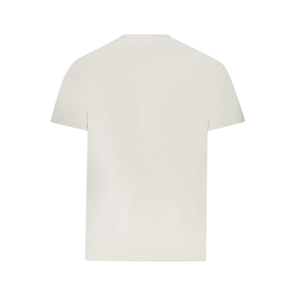 White Cotton Men T-Shirt Tommy Hilfiger