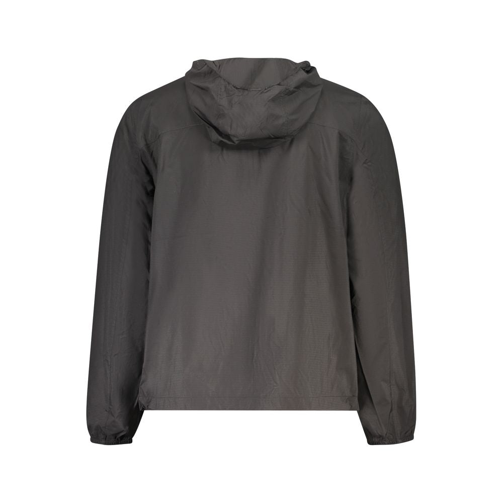 Black Polyamide Men Jacket Tommy Hilfiger