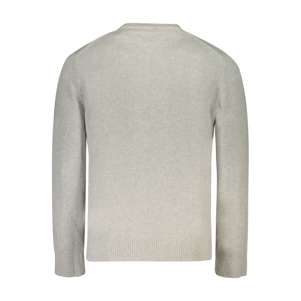 Gray Cotton Men Sweater Tommy Hilfiger