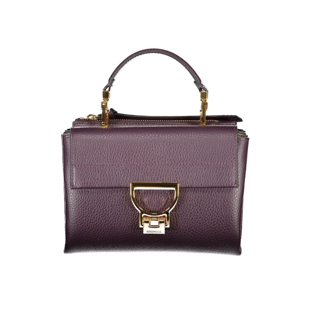 Purple Leather Women Handbag Coccinelle