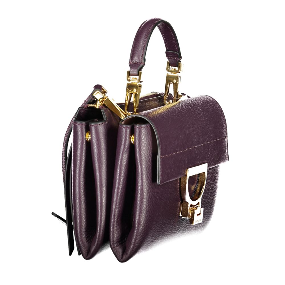 Purple Leather Women Handbag Coccinelle