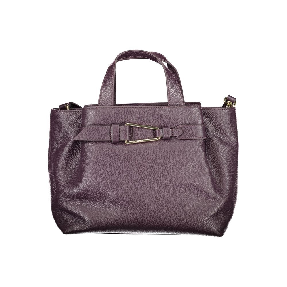 Purple Leather Women Handbag Coccinelle