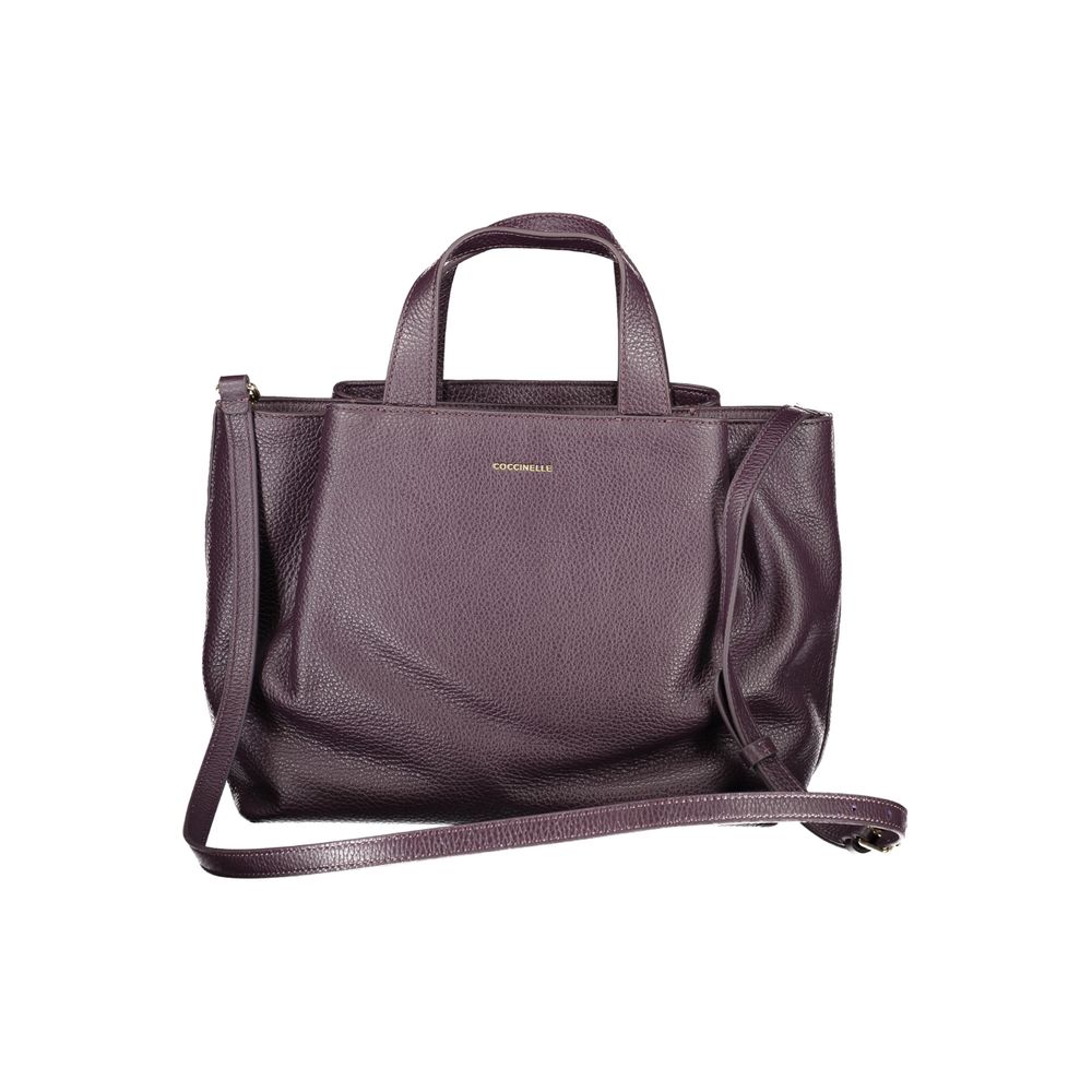 Purple Leather Women Handbag Coccinelle