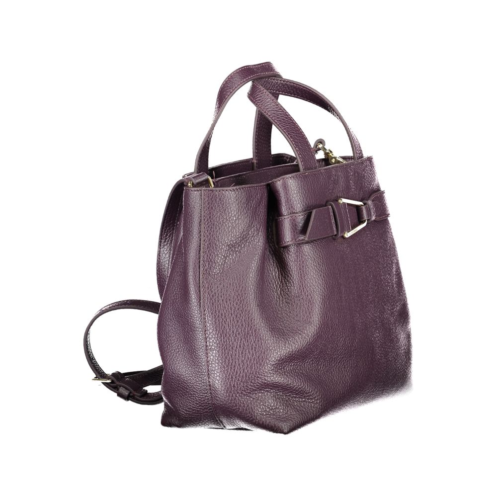 Purple Leather Women Handbag Coccinelle