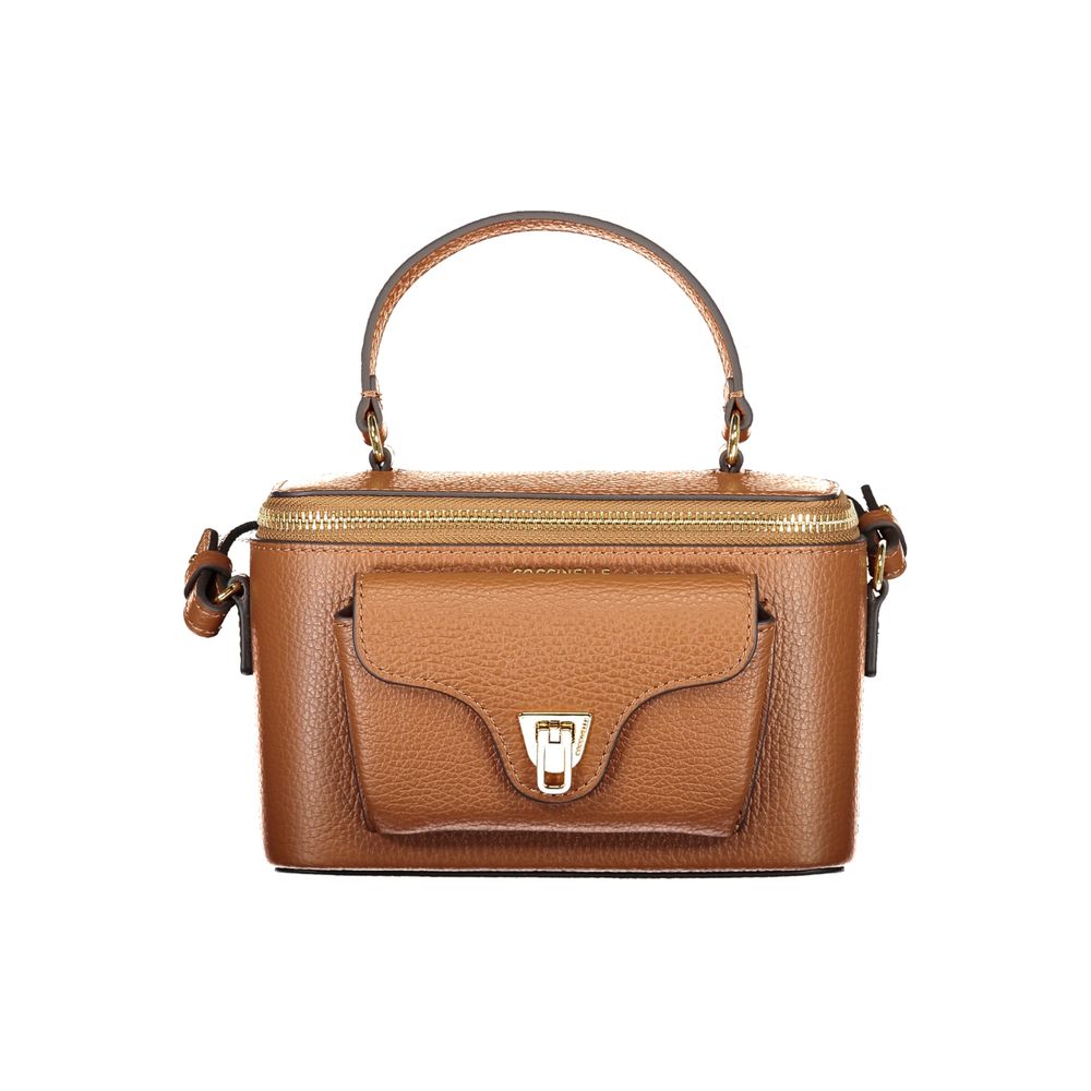 Brown Leather Women Handbag Coccinelle
