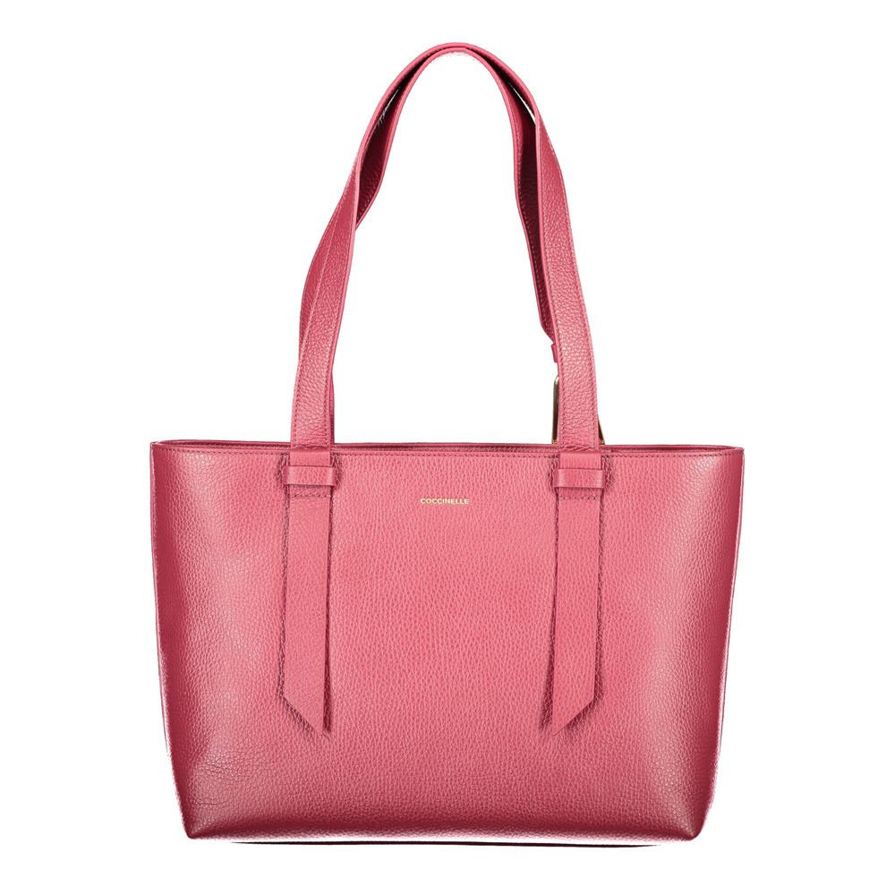 Purple Leather Women Handbag Coccinelle