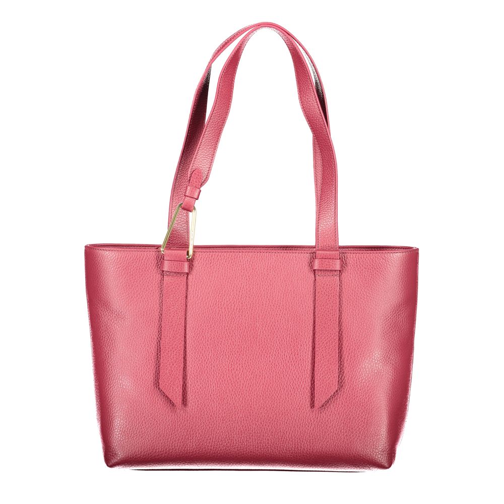 Purple Leather Women Handbag Coccinelle
