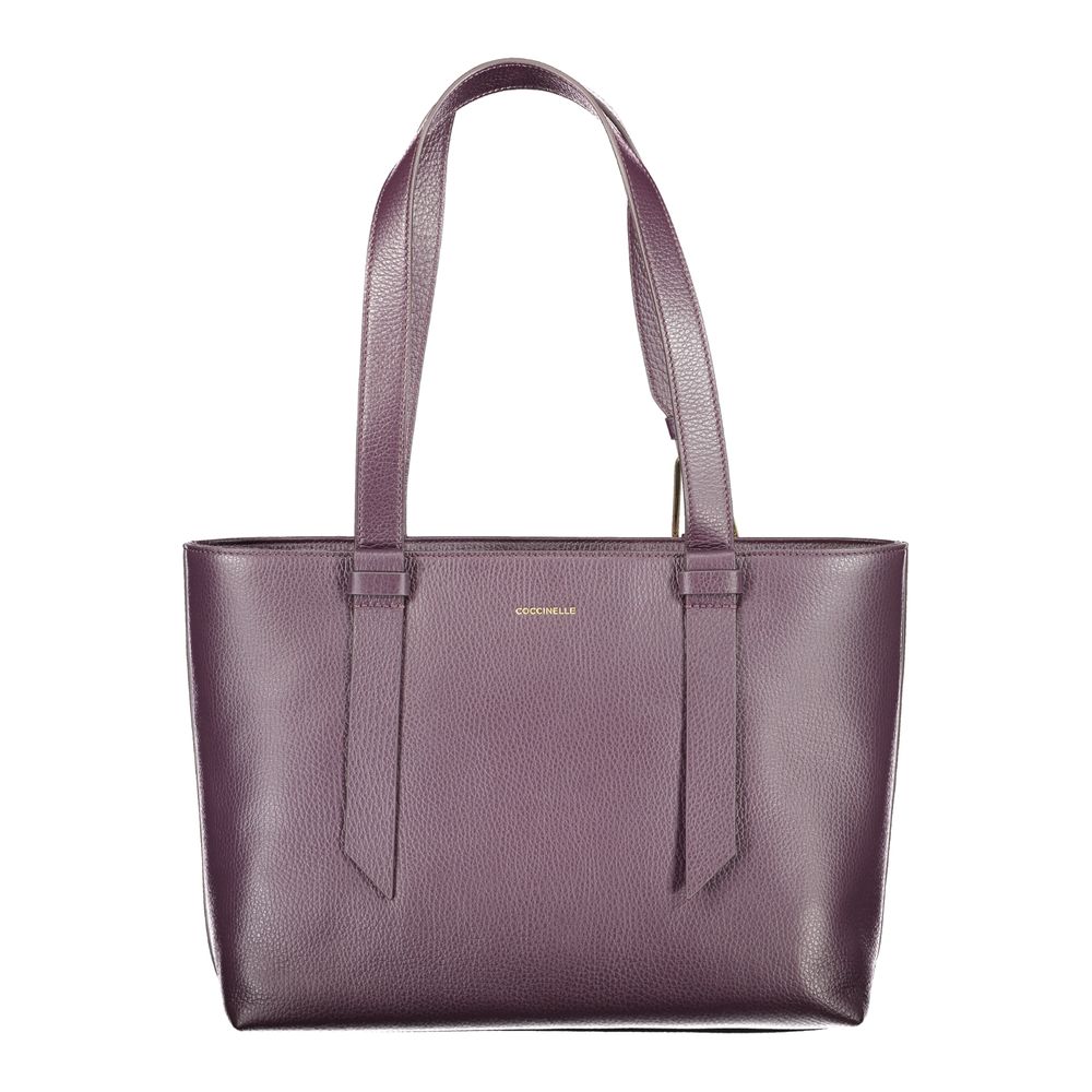 Purple Leather Women Handbag Coccinelle
