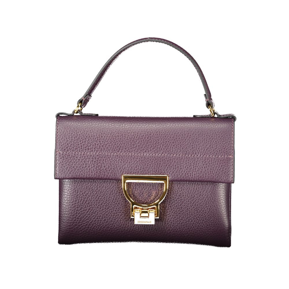 Purple Leather Women Handbag Coccinelle