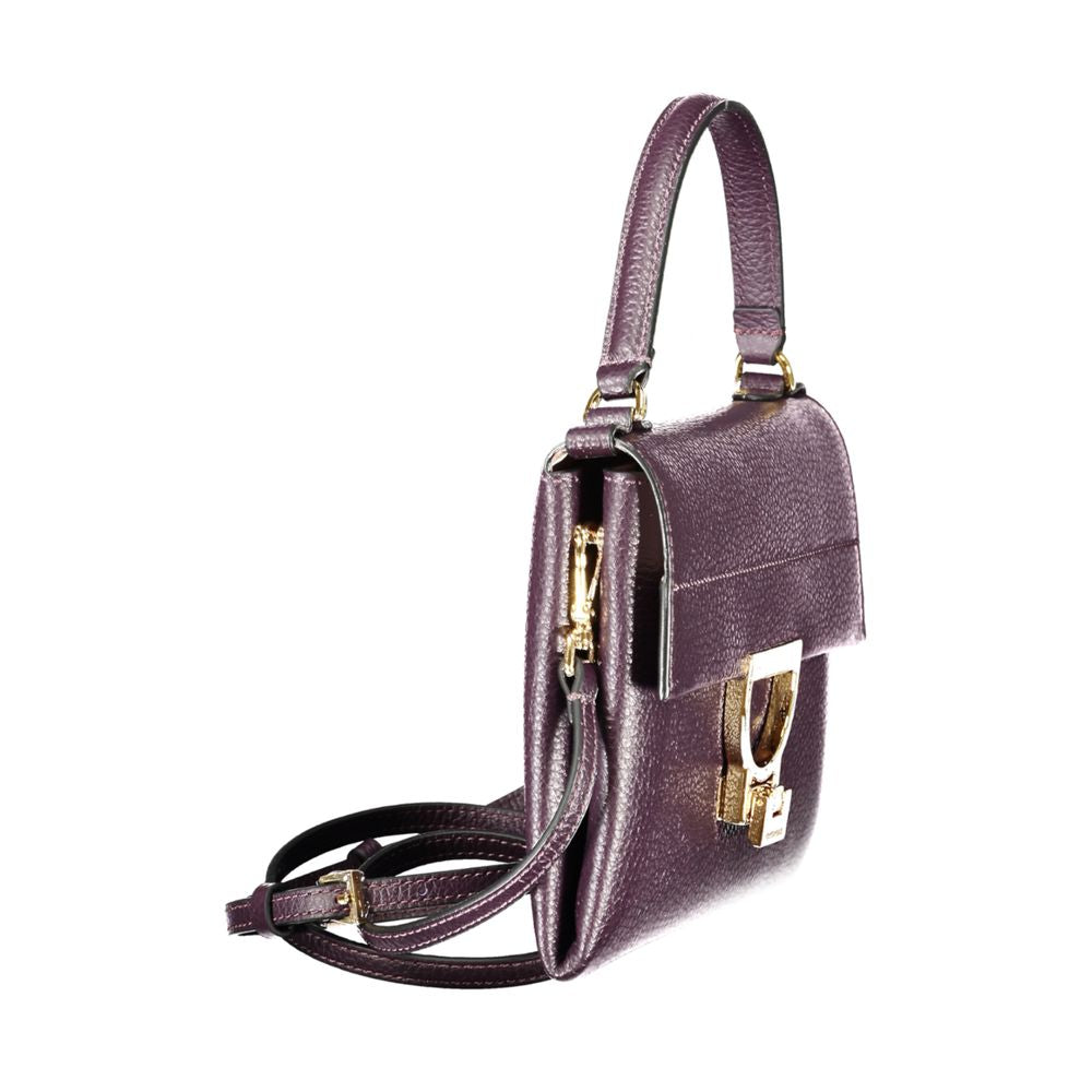 Purple Leather Women Handbag Coccinelle