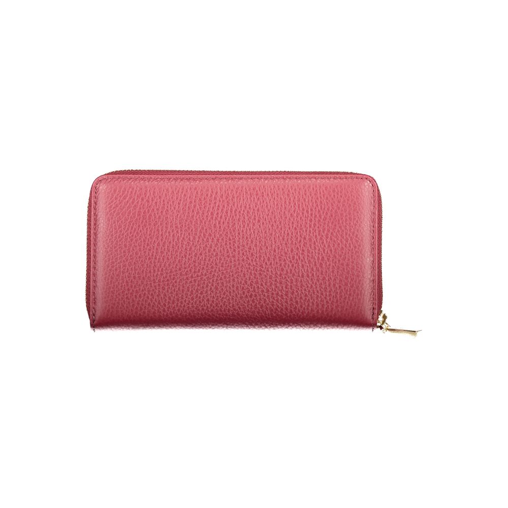 Purple Leather Women Wallet Coccinelle