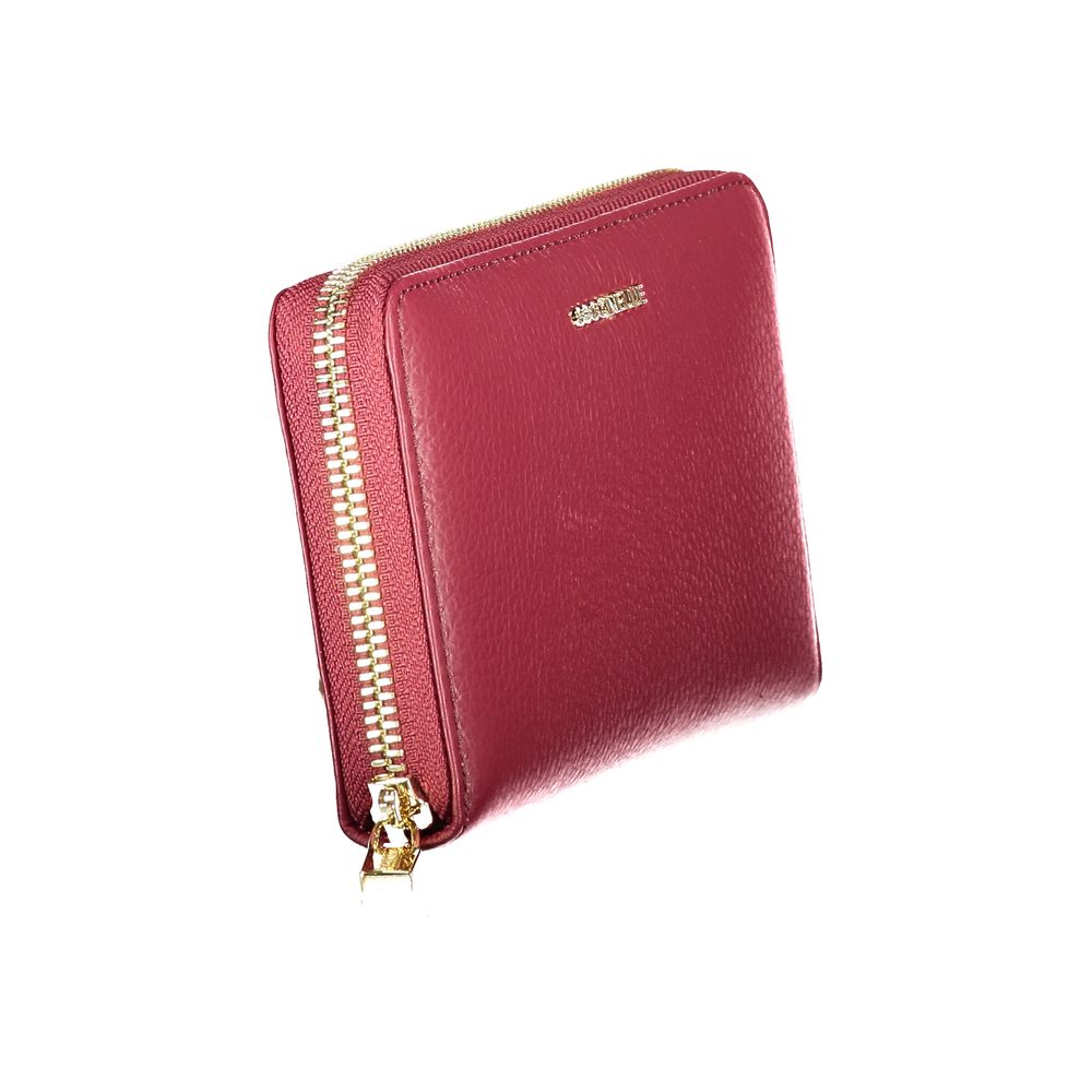 Purple Leather Women Wallet Coccinelle