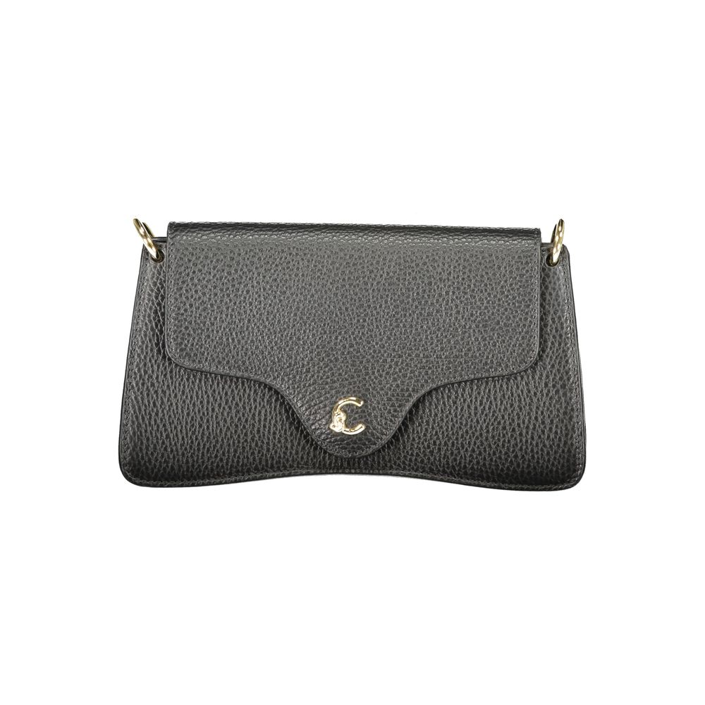 Black Leather Women Handbag Coccinelle