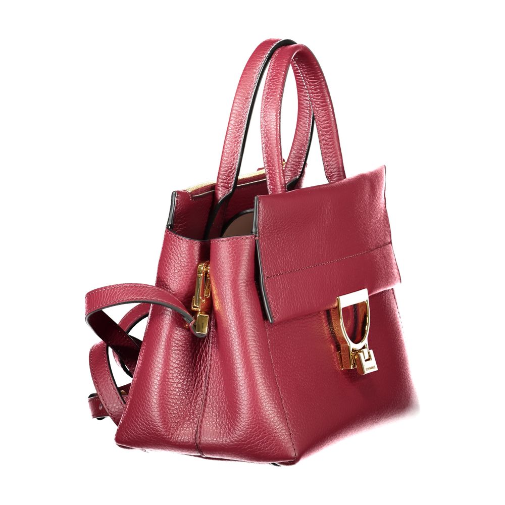 Purple Leather Women Handbag Coccinelle