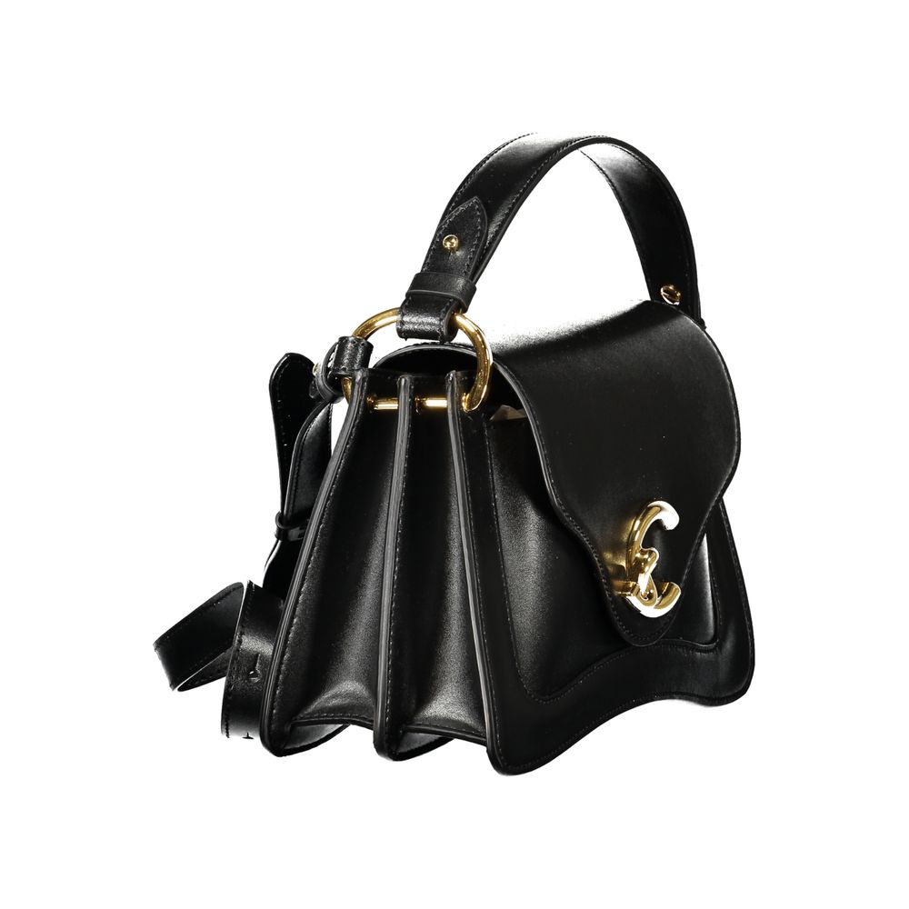 Black Leather Women Handbag Coccinelle