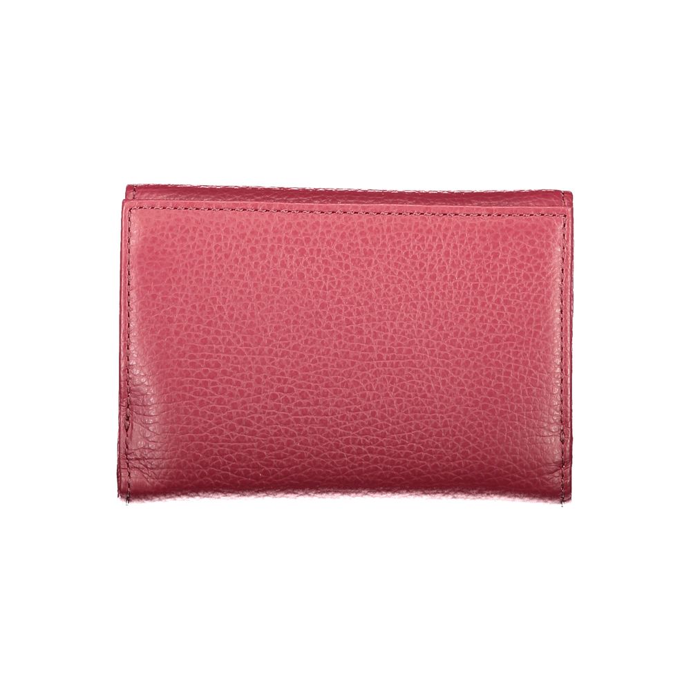 Purple Leather Women Wallet Coccinelle