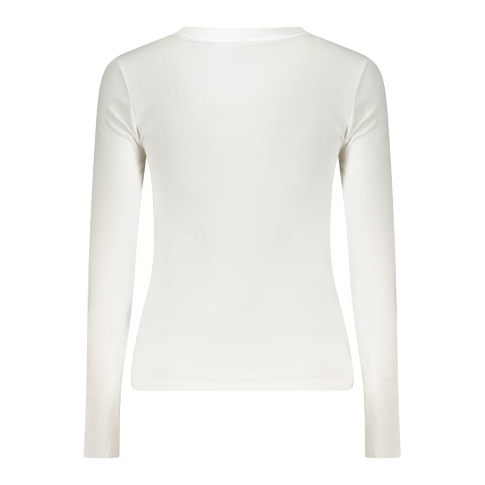 White Cotton Women T-Shirt Guess Jeans