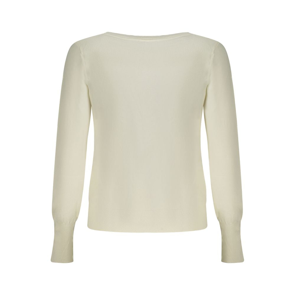 White Viscose Women Sweater Guess Jeans