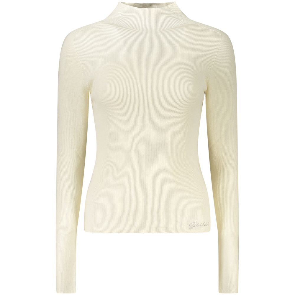 White Wool Women Sweater Guess Jeans XS