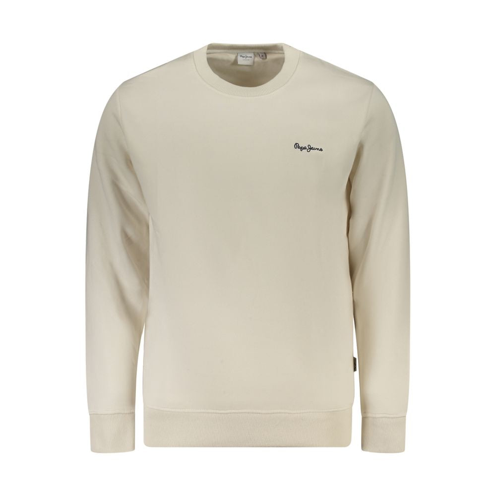 White Cotton Men Sweater Pepe Jeans