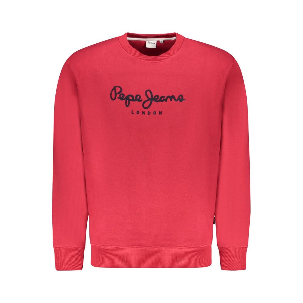 Red Cotton Men Sweater Pepe Jeans